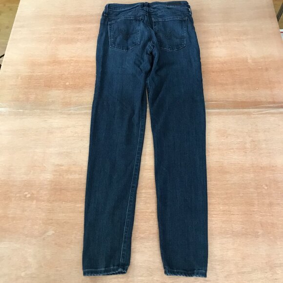 AG Adriano Goldschmied Farrah High Rise Skinny Jeans Women size 26R Blue Denim - Picture 2 of 12